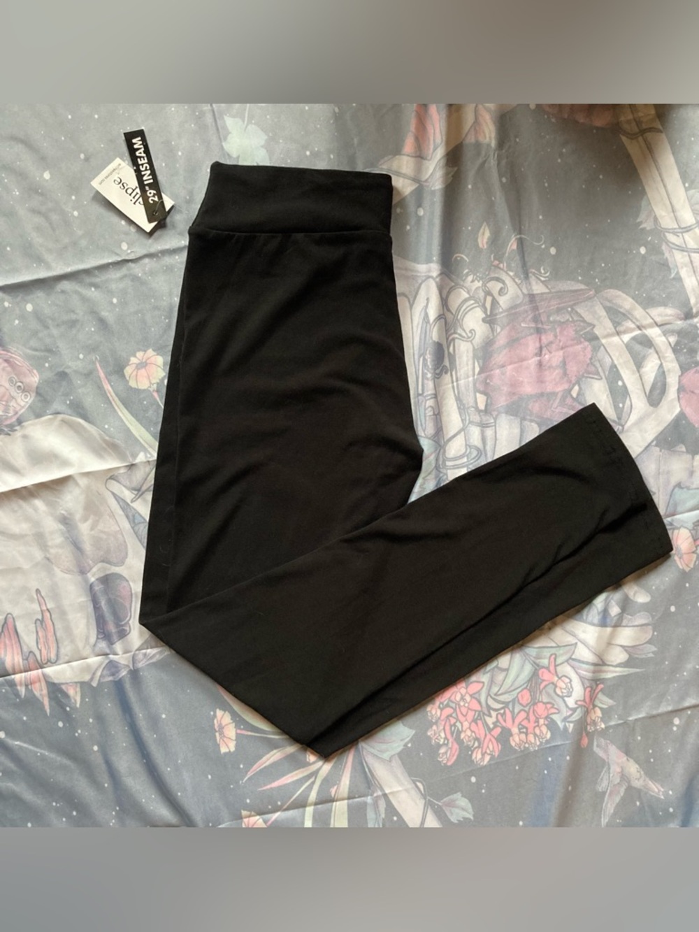 Eclipse Black High-Waist Leggings